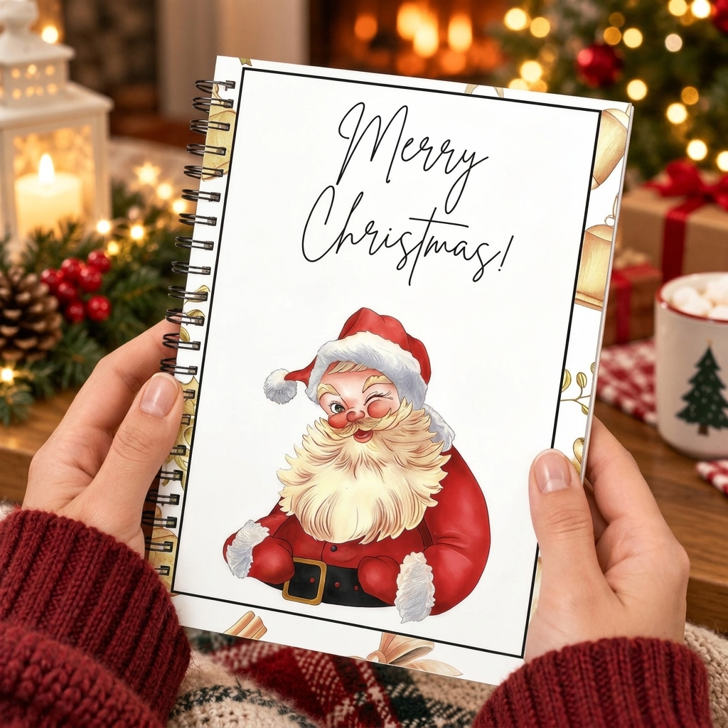 Merry Christmas Gift Card Holder Book
