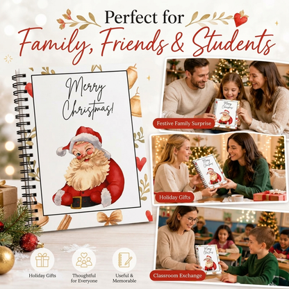 Merry Christmas Gift Card Holder Book
